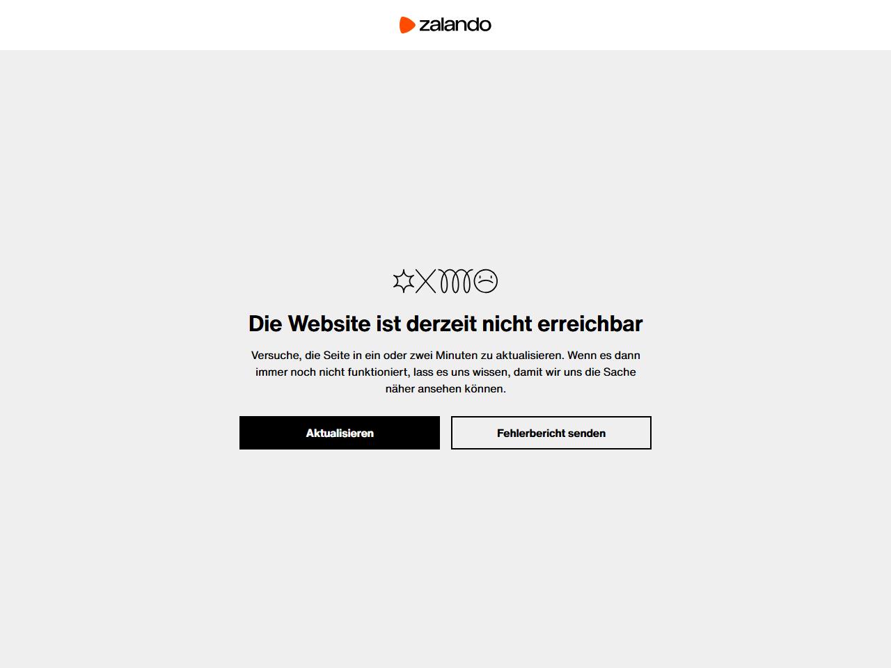 Zalando website preview